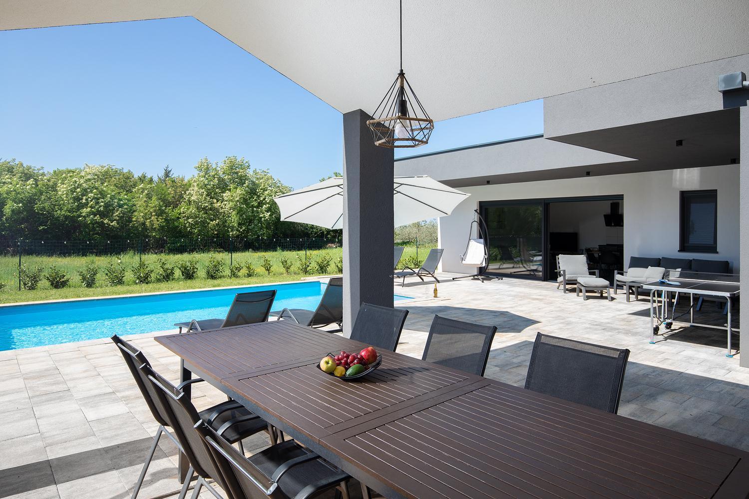Marčana Vila Nora With Heated Pool מראה חיצוני תמונה
